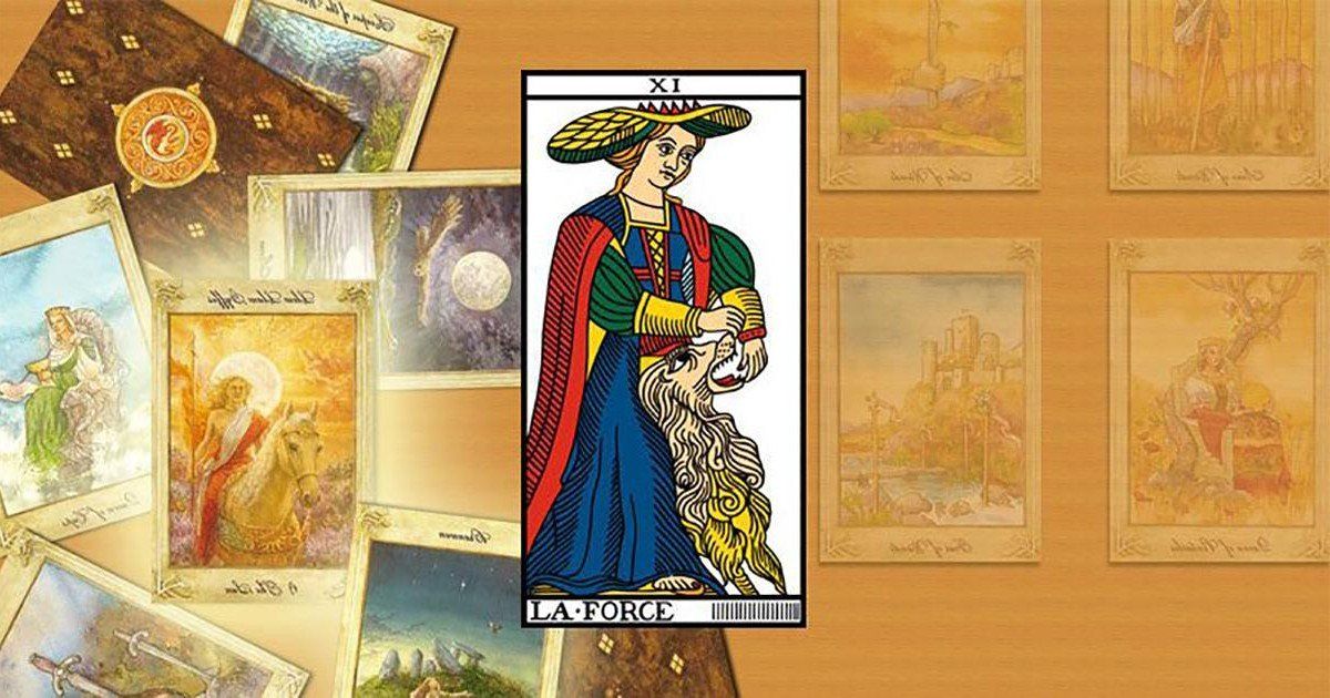 La carte de la Force voici sa signification dans le Tarot de Marseille