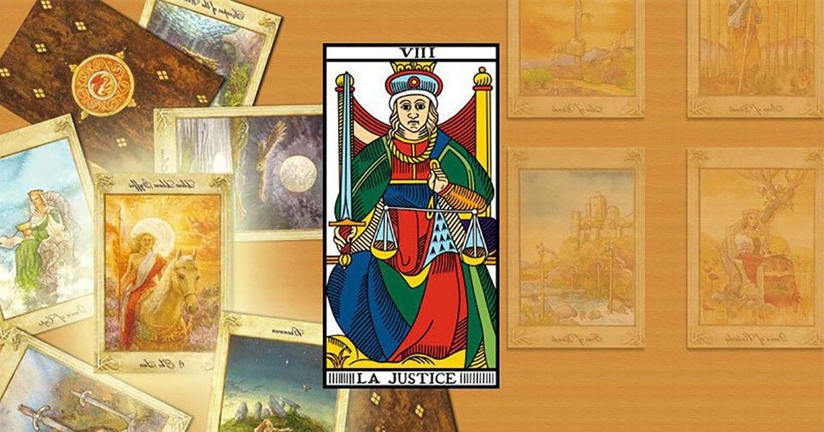 La carte de la Justice voici sa signification dans le Tarot de Marseille