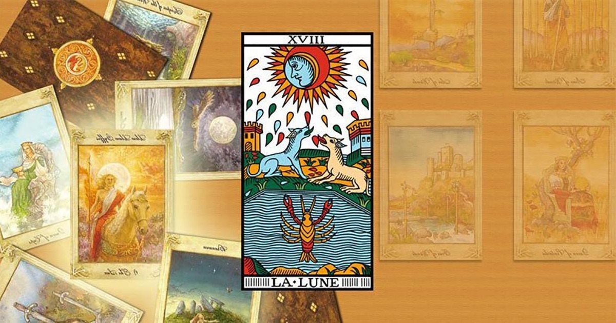 La carte de la Lune voici sa signification dans le Tarot de Marseille