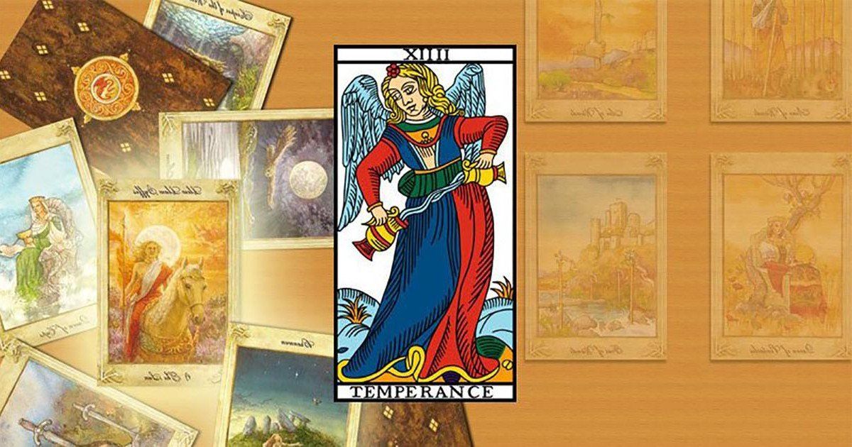 La carte de la Tempérance voici sa signification dans le Tarot de Marseille